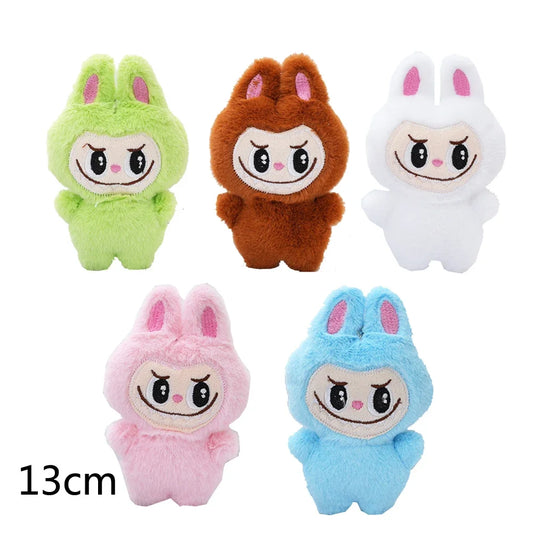 Labubu Cute Doll Pendant Plush Toys Soft Kawaii Stuffed Toy Backpack Accessories Plush Doll Birthday Gift