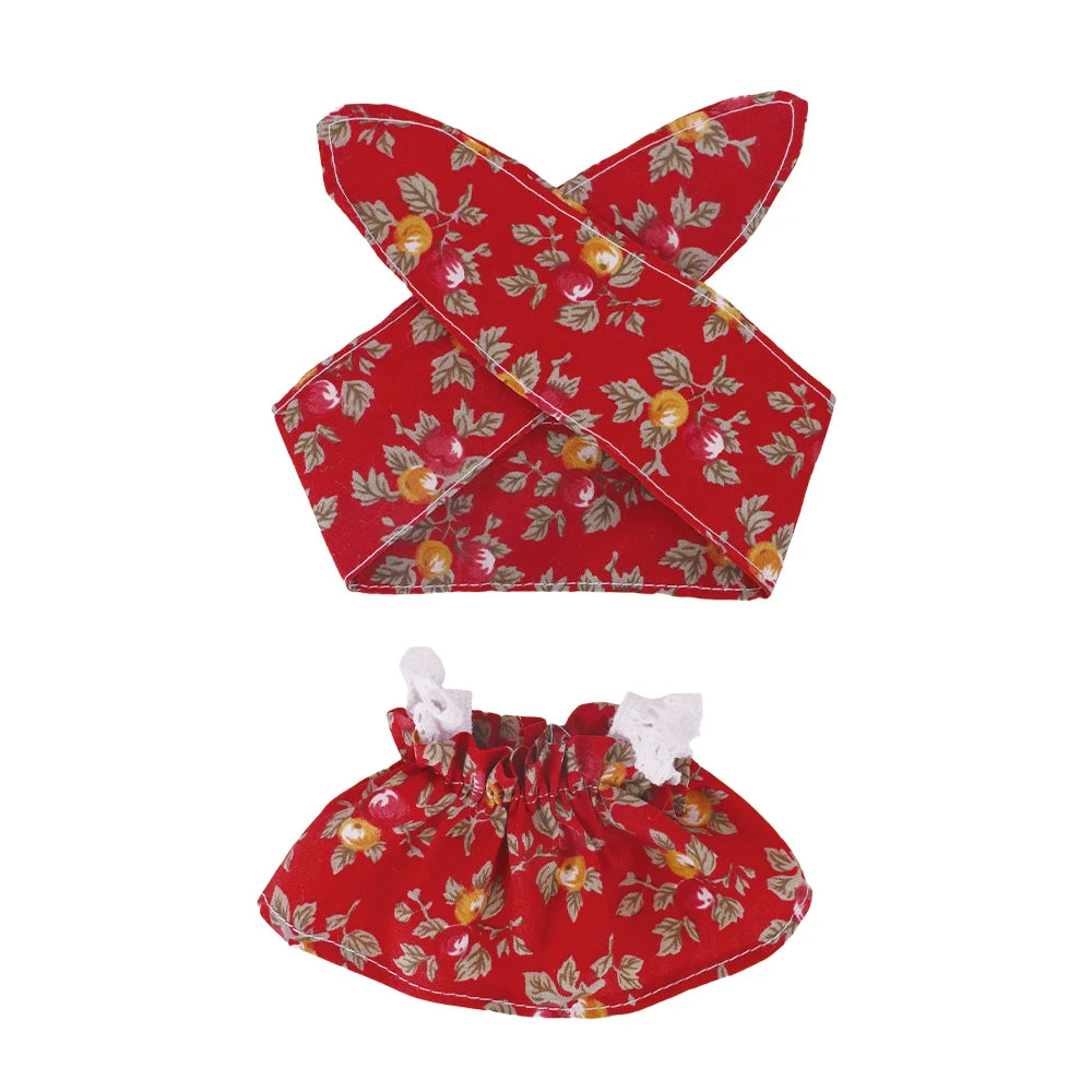 Floral Print Dress for Labubu Doll - Cute & Stylish