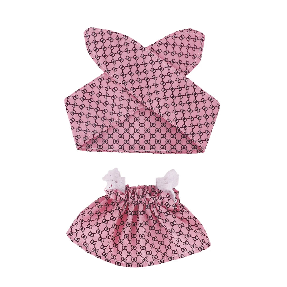 Floral Print Dress for Labubu Doll - Cute & Stylish