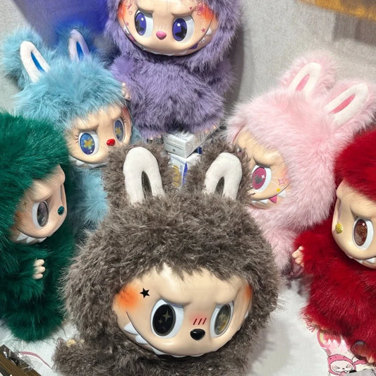 High-Quality Labubu 38cm V3 Generation Hidden 'Id' Version Plush Toy Random Cute Girl'S Holiday Gift Collectible Stuffed Animal