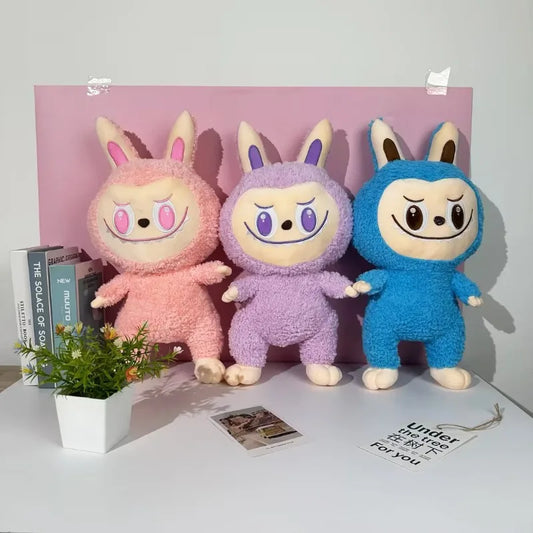 50cm Labubu Plush Toys Kawaii Child Doll Birthday Gift Cartoon Sofa Ornaments Cute Labubu Pillow Girl Plush Pillow Wholesale