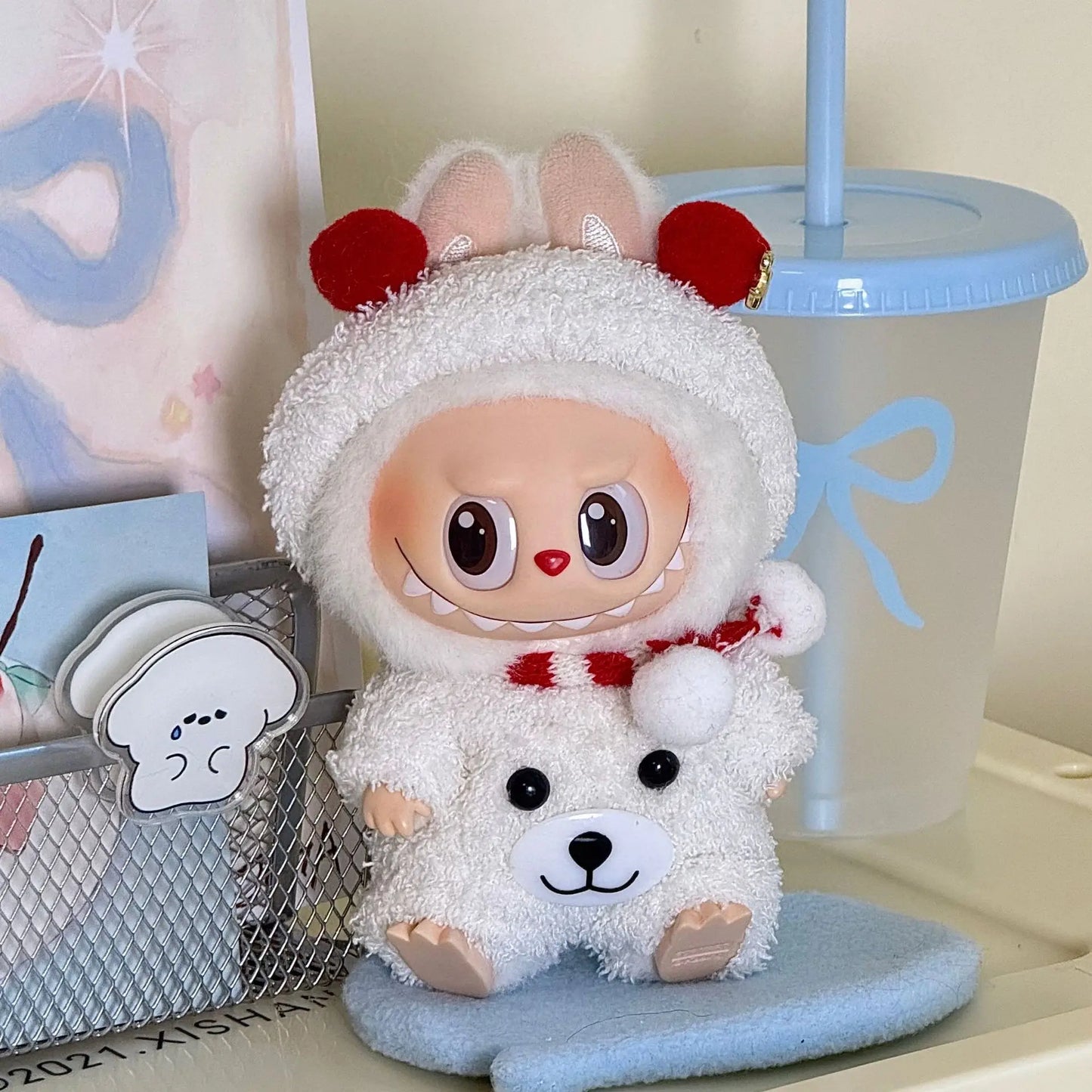 Adorable 17cm Labubu V2 V1 Doll Clothes - Kawaii Style Cosplay Dress