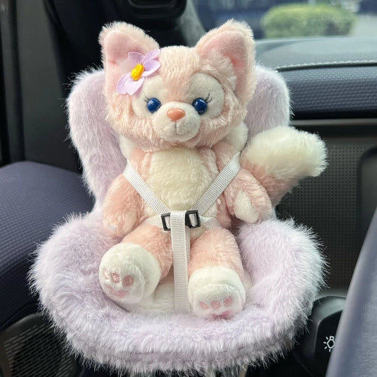 15-17cm doll Seat  Labubu Doll Safety Seat Cute Doll Air Outlet Aromatherapy decoration high-grade Car Interior Decoration