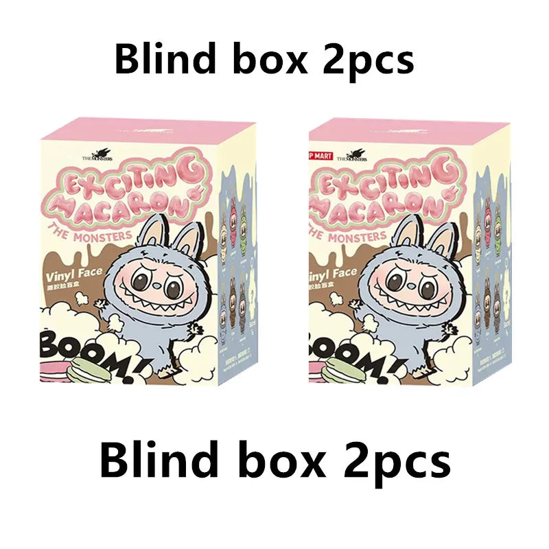 Popmart Labubu Blind Box The Monsters Lisa Seme Heart Macarrr Vinyl Base Series