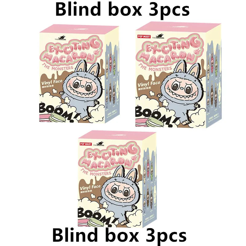 Popmart Labubu Blind Box The Monsters Lisa Seme Heart Macarrr Vinyl Base Series