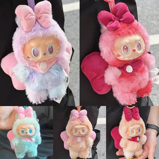 Doll Clothes for 15-17cm Labubu V1 V2 V3 Cute Bow Set Baby Outfit Accessories Girls DIY Toys Mini Dolls Clothing Decor Kid Gifts